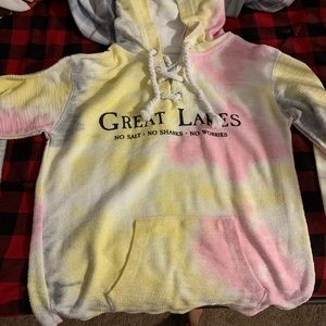 Great Lakes thin hoodie shirt